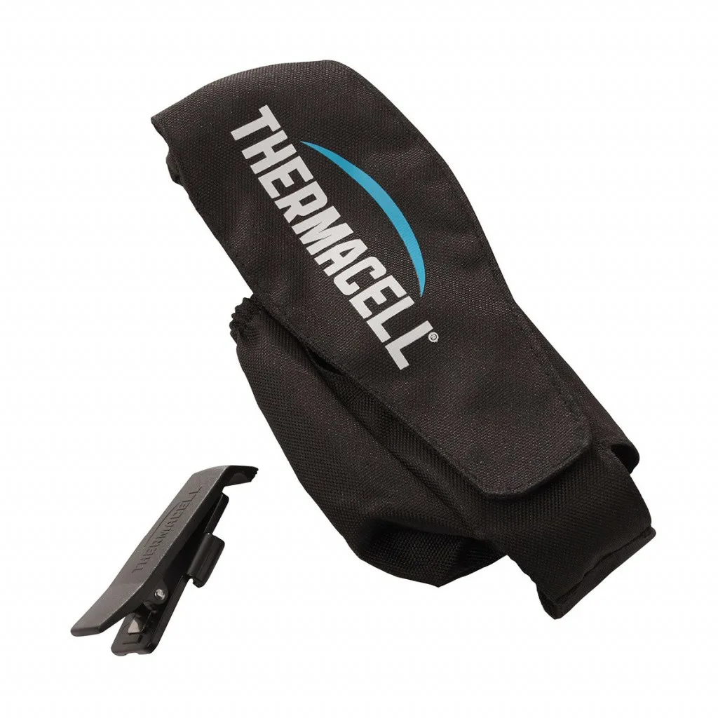 Обзор THERMACELL HOLSTER WITH CLIP FOR PORTABLE REPELLERS. Удобный чехол с  зажимом для портативных фумигаторов